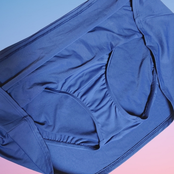 LAND'S END New One Piece Swim Bottom Skirt Skort With Attached Panty - Picture 4 of 5